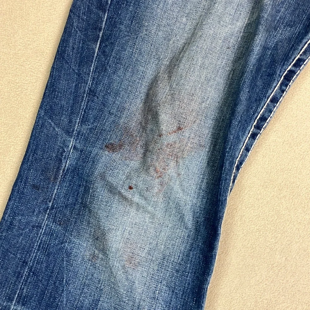 True Religion Straight Fake Blood Splatter‎ Zola Movie Prop Jeans Men’s size 36